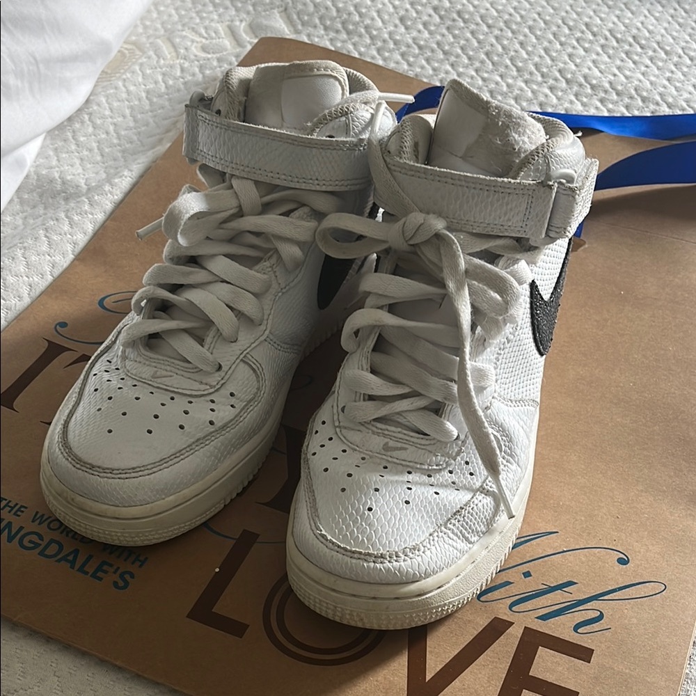 Nike White High-Top Sneakers Air Force 1